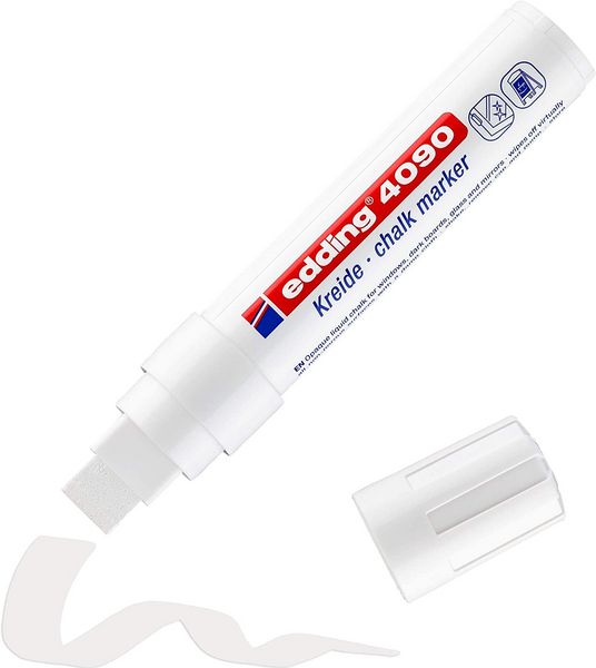 Produktbild: edding 4090 Kreidemarker WindowMarker 4-15mm wei&szlig;