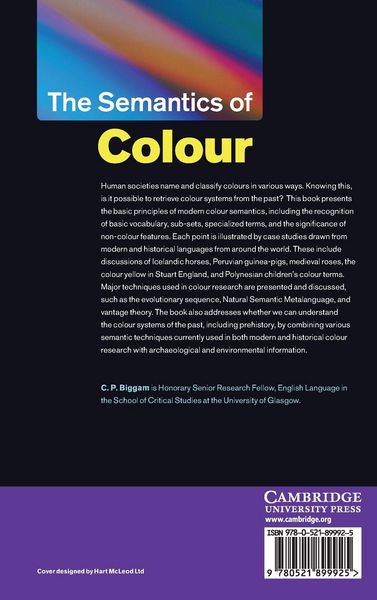 Produktbild: The Semantics of Colour