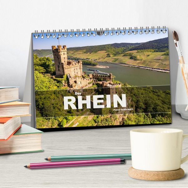 Produktbild: Der Rhein (Tischkalender 2026 DIN A5 quer), CALVENDO Monatskalender