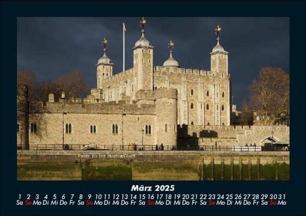 Produktbild: London 2025 Fotokalender DIN A5