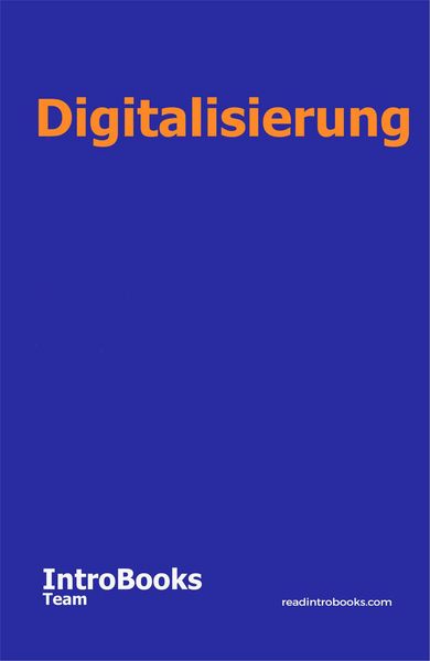 Produktbild: Digitalisierung