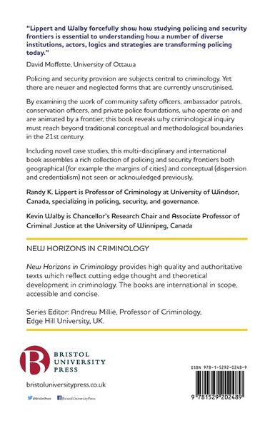 Produktbild: A Criminology of Policing and Security Frontiers
