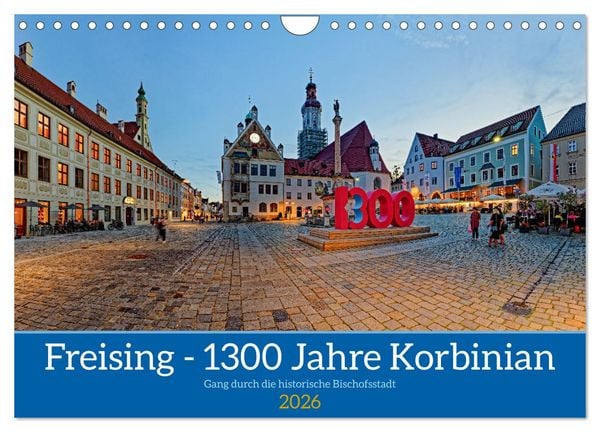 Produktbild: Freising - 1300 Jahre Korbinian (Wandkalender 2026 DIN A4 quer), CALVENDO Monatskalender