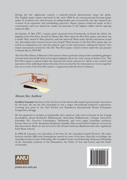 Produktbild: The First Fleet Piano, Volume Two Appendices: A Musician's View
