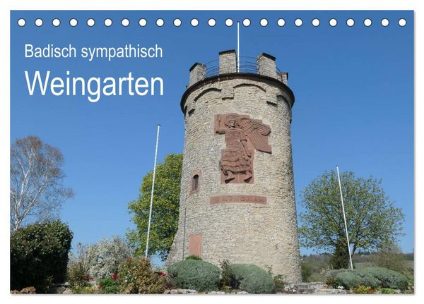 Produktbild: Badisch sympathisch Weingarten (Tischkalender 2026 DIN A5 quer), CALVENDO Monatskalender