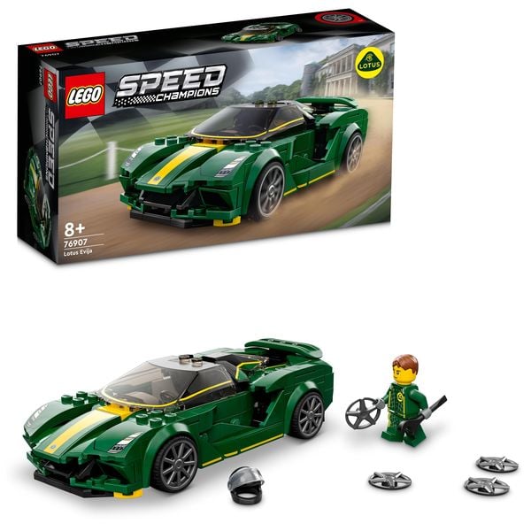 LEGO® Speed Champions Lotus Evija (76907); Bauset mit Modellauto; toller Spielzeug-Supersportwagen für Kinder und Autofa