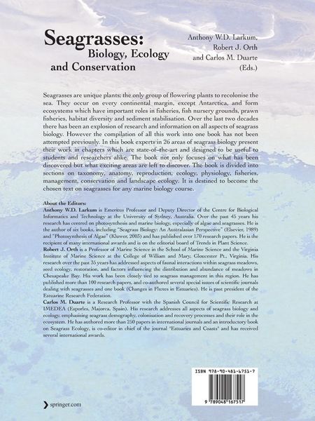 Produktbild: Seagrasses: Biology, Ecology and Conservation
