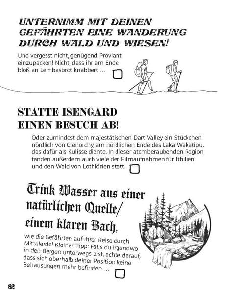 Produktbild: Die Bucket List f&uuml;r Tolkien Fans