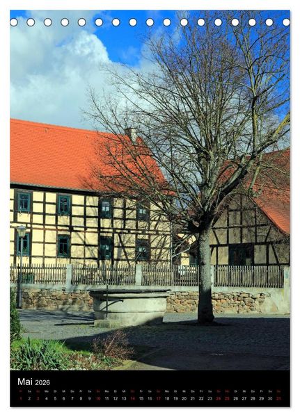 Produktbild: P&ouml;&szlig;neck - meine Stadt (Tischkalender 2026 DIN A5 hoch), CALVENDO Monatskalender