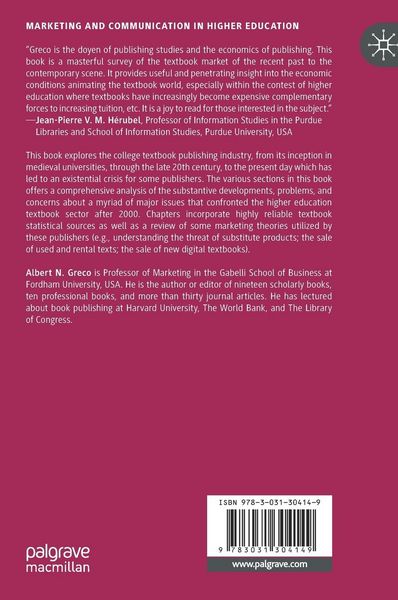 Produktbild: The College Textbook Publishing Industry in the U.S. 2000-2022