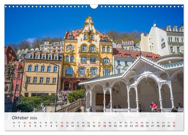 Produktbild: Karlsbad / Karlovy Vary - Kleinod im Westb&ouml;hmischen B&auml;derdreieck (Wandkalender 2026 DIN A3 quer), CALVENDO Monatskalender