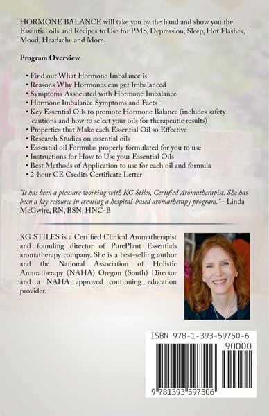 Produktbild: Hormone Balance Essential Oils & Recipes for PMS, Depression, Sleep, Hot Flashes, Mood, Headache & More