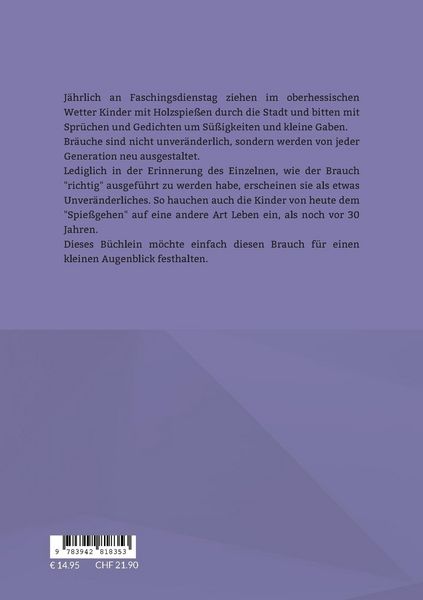 Produktbild: Heut ist die liebe Fasenacht, da hab ich mir nen Spie&szlig; gemacht