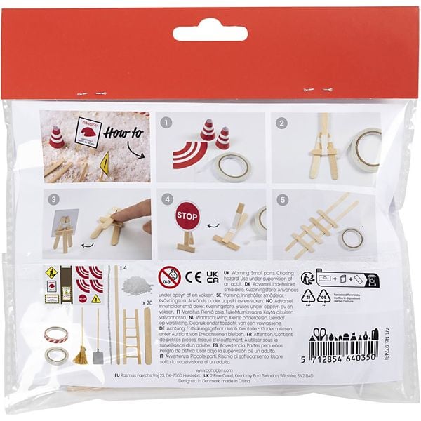 Produktbild: Baustelle, Mini-Kreativ-Set f&uuml;r Wichtelt&uuml;re