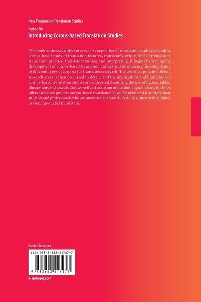 Produktbild: Introducing Corpus-based Translation Studies