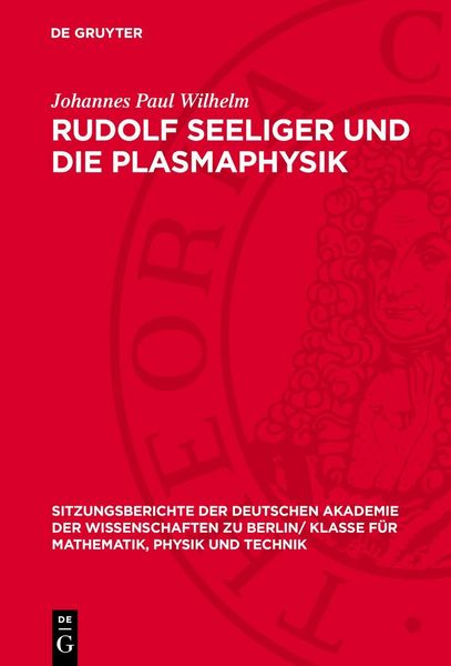 Produktbild: Rudolf Seeliger und die Plasmaphysik