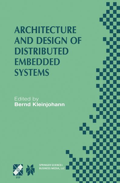 Produktbild: Architecture and Design of Distributed Embedded Systems