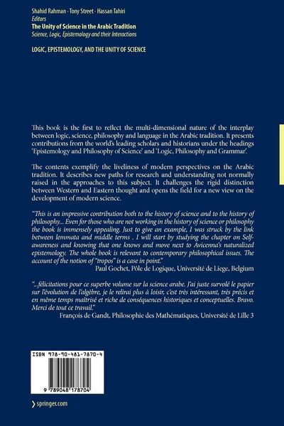 Produktbild: The Unity of Science in the Arabic Tradition