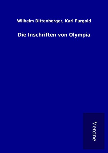 Produktbild: Die Inschriften von Olympia