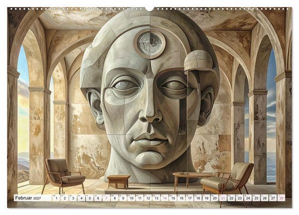 Produktbild: Anima Architectura, der Geist der Steine (Wandkalender 2027 DIN A2 quer), CALVENDO Monatskalender