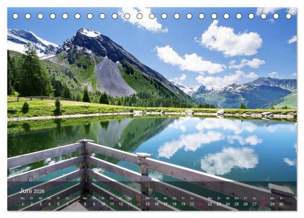 Produktbild: Traumhafte Bergwelten (Tischkalender 2026 DIN A5 quer), CALVENDO Monatskalender