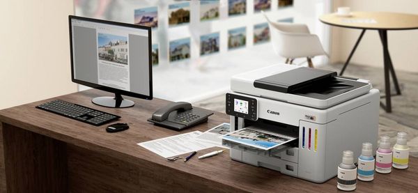 Produktbild: Canon MAXIFY GX7150 Multifunktionsdrucker Tintenstrahl Farbe A4 Drucker, Scanner, Kopierer Duplex, USB, WLAN, LAN