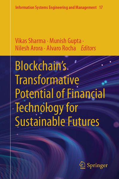 Produktbild: Blockchain's Transformative Potential of Financial Technology for Sustainable Futures