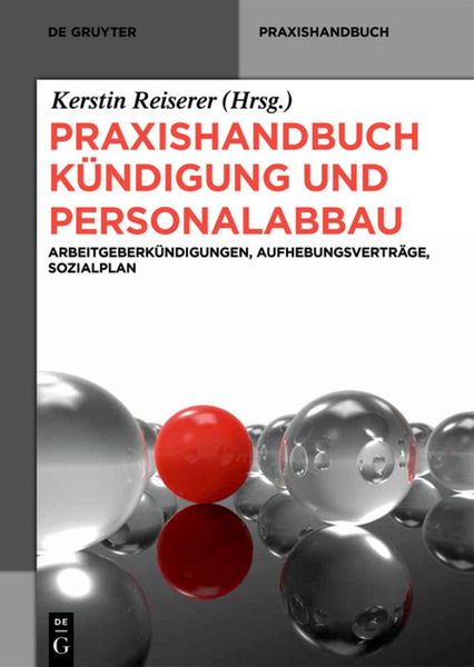 Produktbild: Praxishandbuch K&uuml;ndigung und Personalabbau
