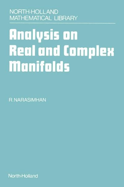 Produktbild: Analysis on Real and Complex Manifolds