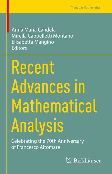 Produktbild: Recent Advances in Mathematical Analysis