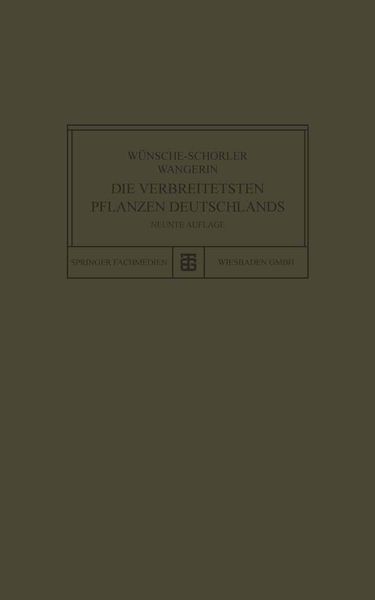 Produktbild: Die Verbreitetsten Pflanzen Deutschlands