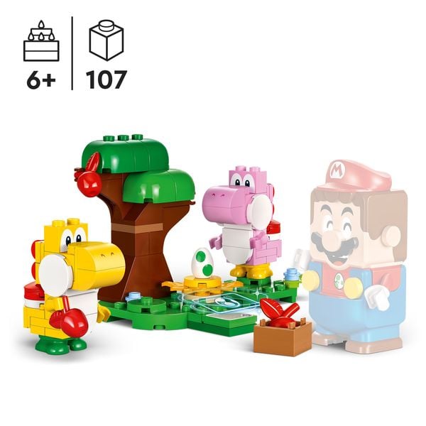 LEGO Super Mario 71428 Yoshis wilder Wald – Erweiterungsset mit 2 Figuren