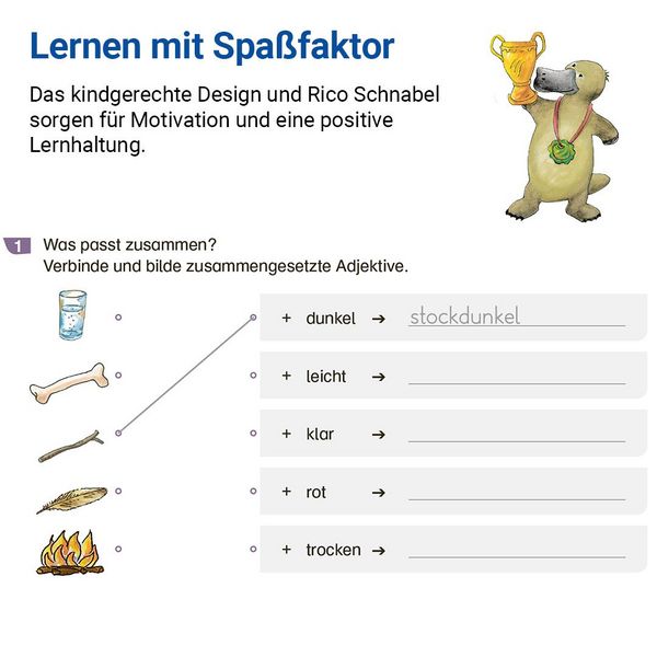 Produktbild: Grammatik mit Rico Schnabel, Klasse 6
