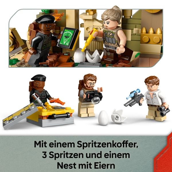 Produktbild: LEGO Jurassic World 76976 Spinosaurier & Quetzalcoatlus: Hubschrauber-Einsatz