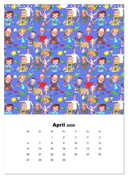 Produktbild: MUSTERMACKE (Wandkalender 2026 DIN A3 hoch), CALVENDO Monatskalender