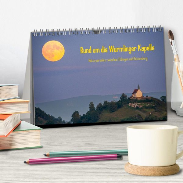 Produktbild: Rund um die Wurmlinger Kapelle (Tischkalender 2026 DIN A5 quer), CALVENDO Monatskalender