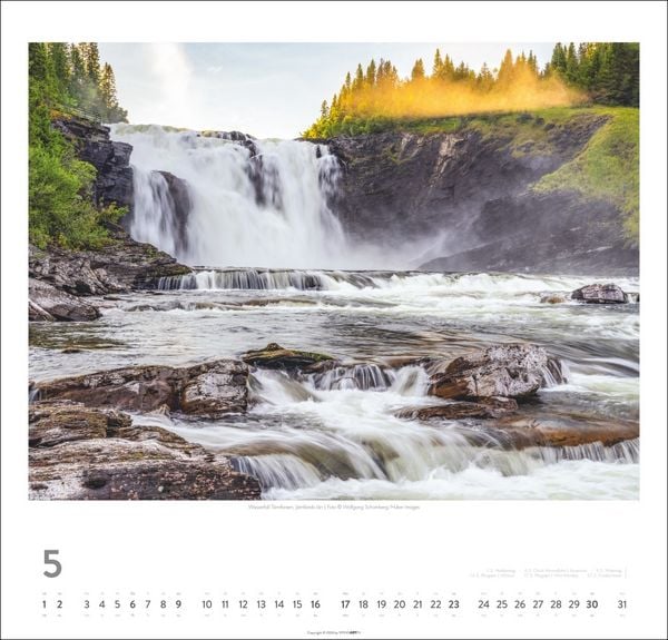 Produktbild: Schweden Kalender 2027 - Licht und Wasser