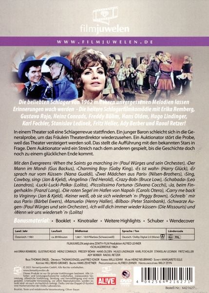 Produktbild: Schlagerrevue 1962 (Filmjuwelen)