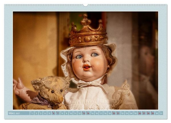 Produktbild: Die Puppengalerie (hochwertiger Premium Wandkalender 2027 DIN A2 quer), Kunstdruck in Hochglanz