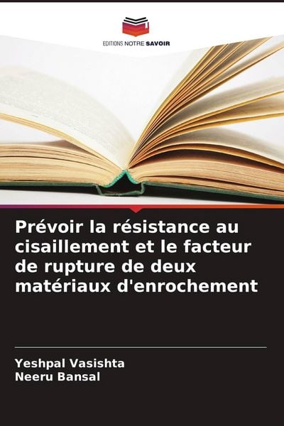 Produktbild: Pr&eacute;voir la r&eacute;sistance au cisaillement et le facteur de rupture de deux mat&eacute;riaux d'enrochement