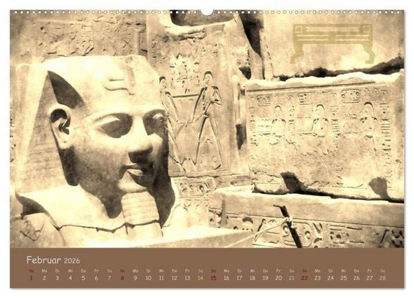 Produktbild: &Auml;gypten Nostalgie & Antike 2026 (Wandkalender 2026 DIN A2 quer), CALVENDO Monatskalender
