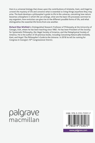Produktbild: Universal Biology after Aristotle, Kant, and Hegel