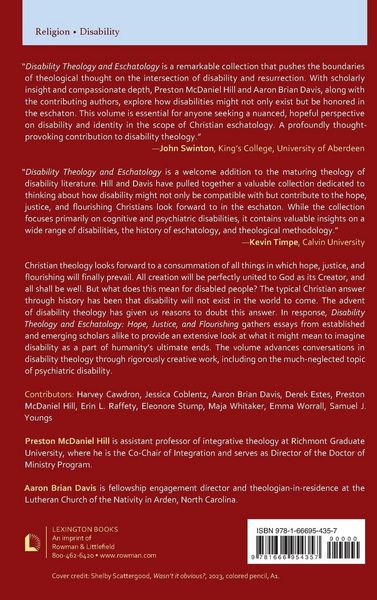 Produktbild: Disability Theology and Eschatology