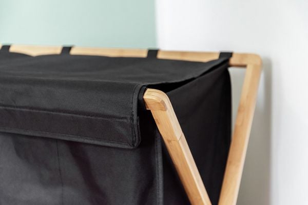 Produktbild: W&auml;schesammler Trio Mod. Ecori, Bambus, recyceltes Polyester
