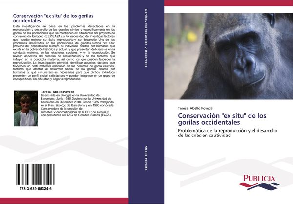Produktbild: Conservaci&oacute;n "ex situ" de los gorilas occidentales
