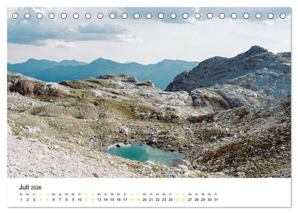 Produktbild: Asturien - Von der K&uuml;ste bis zu den Gipfeln Europas (Tischkalender 2026 DIN A5 quer), CALVENDO Monatskalender