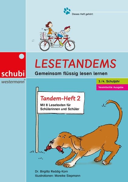 Produktbild: Lesetandems - Tandemheft 2, vereinfachte Ausgabe