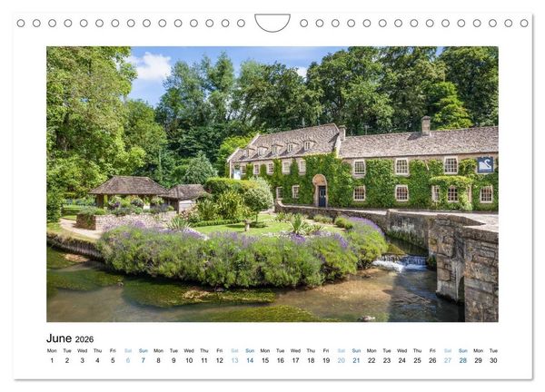 Produktbild: Cotswolds Gardens and Cottages (Wall Calendar 2026 DIN A4 landscape), CALVENDO 12 Month Wall Calendar