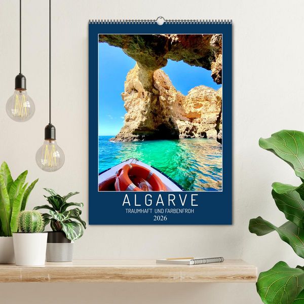 Produktbild: Algarve Traumhaft & farbenfroh (Wandkalender 2026 DIN A2 hoch), CALVENDO Monatskalender