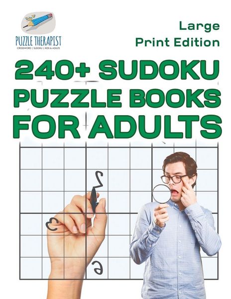 Produktbild: 240+ Sudoku Puzzle Books for Adults | Large Print Edition